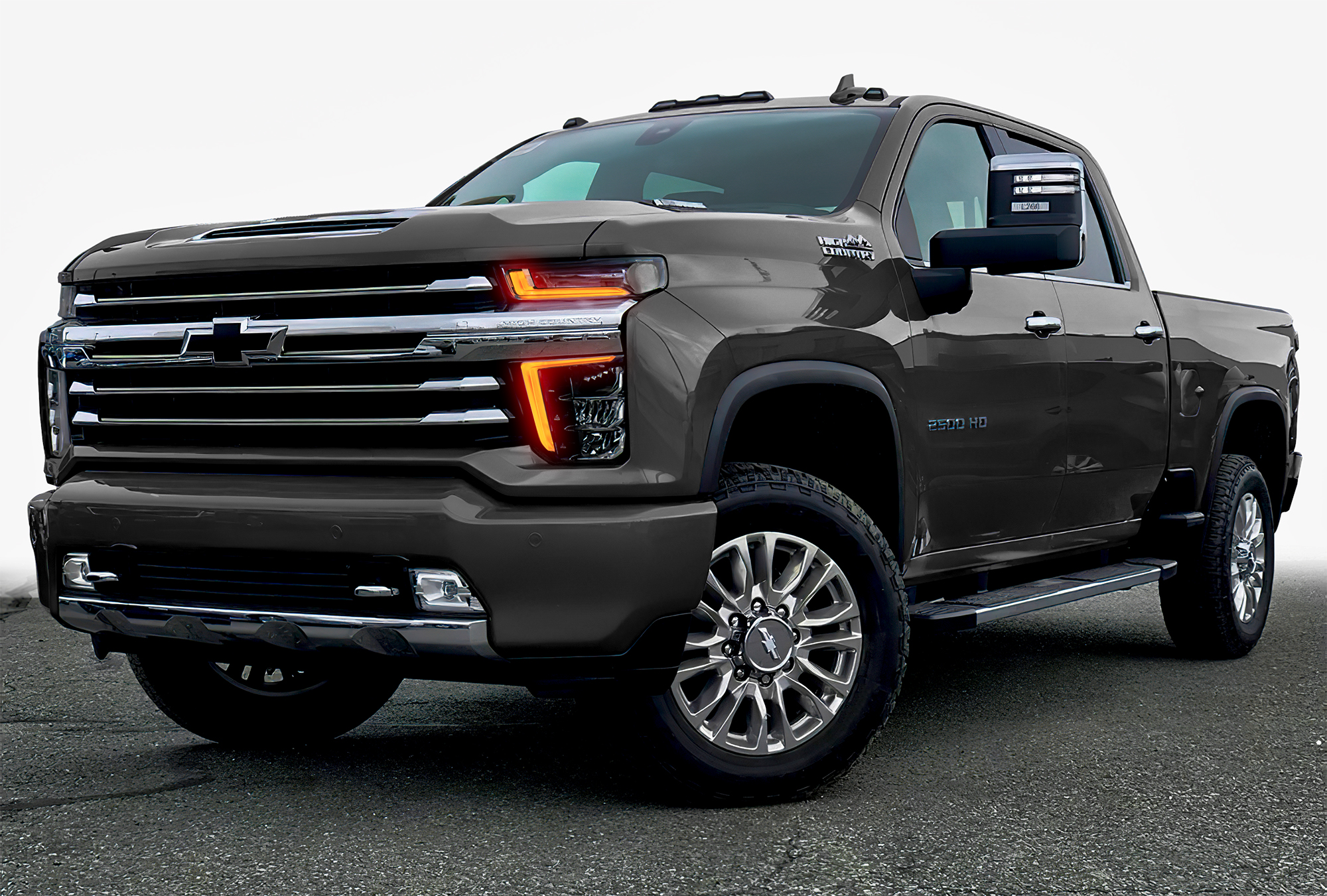1452-330 - 2020-2021 Chevrolet Silverado HD 2500/3500 ColorSHIFT RGB+W Headlight DRL Upgrade Kit